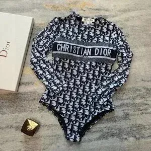 Dior Bodysuit Oblique Logo Print
