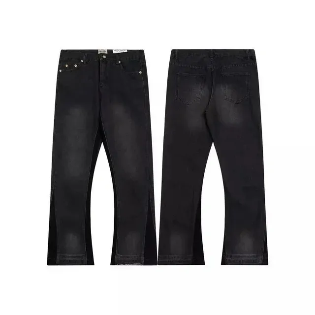 Gallery Dept. Flared Jeans Black Distressed