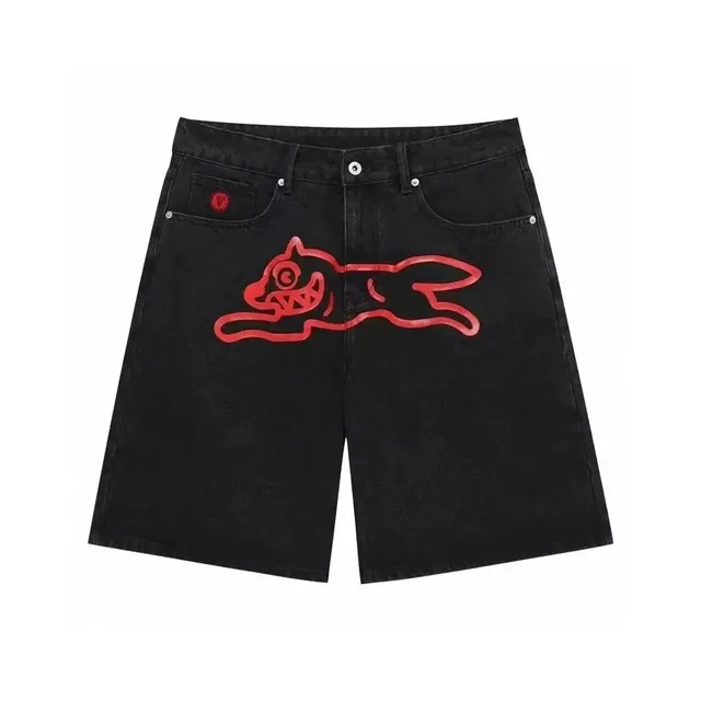 BAPE Shark Shorts Red Outline Shark