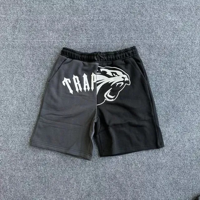 Trapstar Logo Shorts Two-Tone Eagle Print