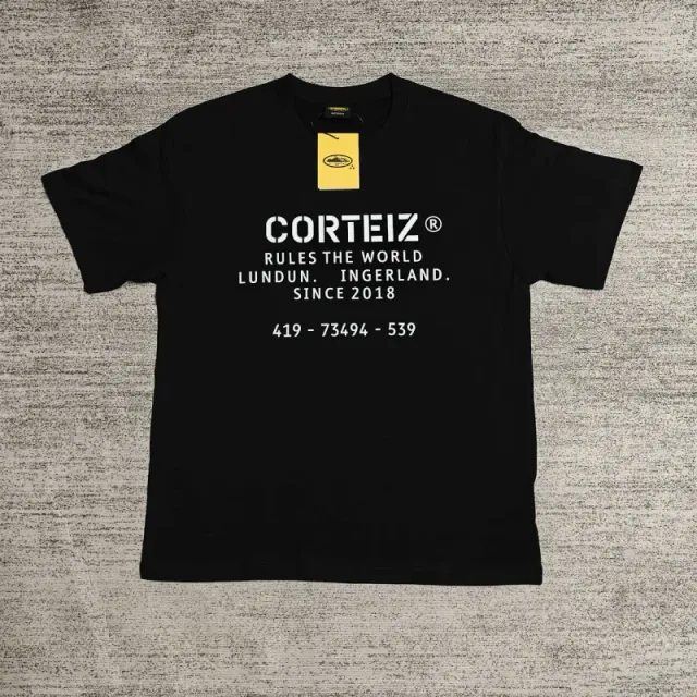 Corteiz Graphic Tee Rules The World Print