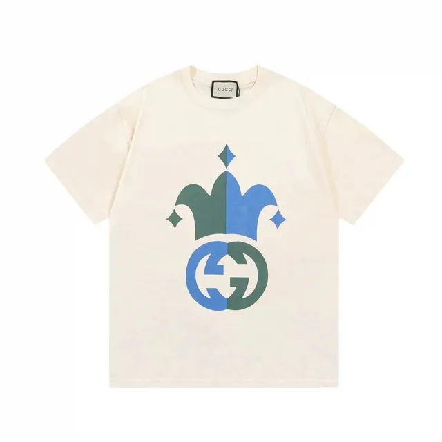 Gucci Graphic T-Shirt Jester Crown GG Print