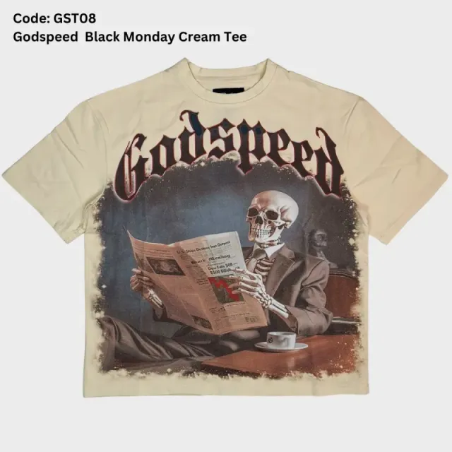 Gst08 Godspeed Black Monday Cream Tee