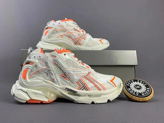 Balenciaga Triple S White Orange