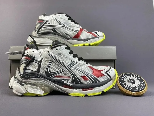 Balenciaga Triple S White Red Black