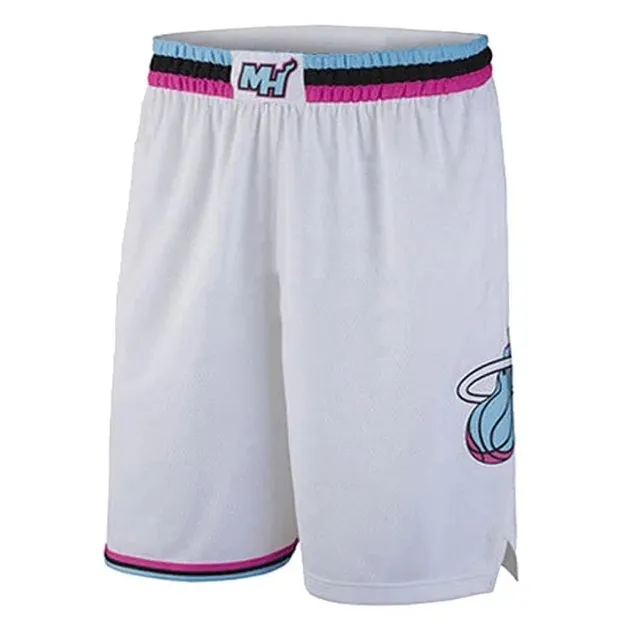 MLB Basketball Shorts Miami Heat Colorblock