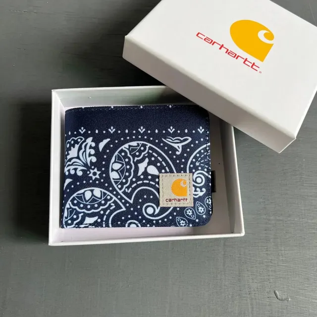 Carhartt Bifold Wallet Paisley Print