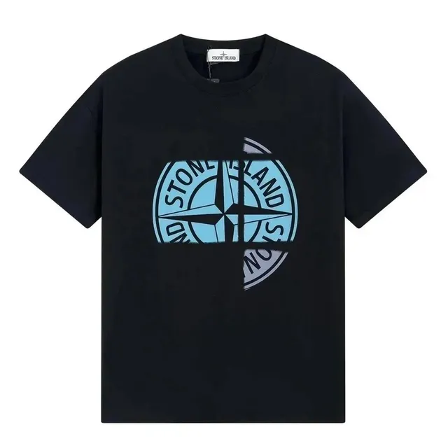 Stone Island T-Shirt Compass Logo Print