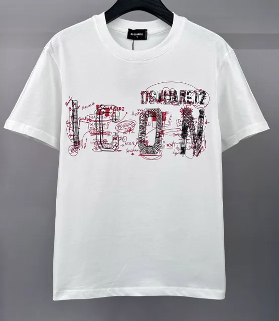 Dsquared2 Graphic T-Shirt Icon Print