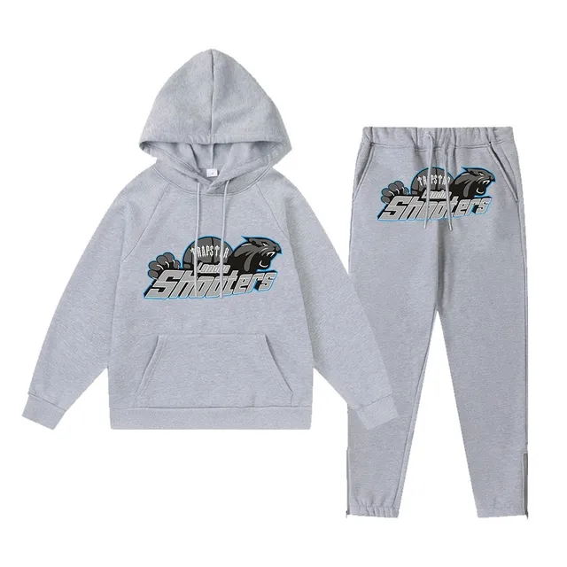 Corteiz Shooters Hoodie and Joggers Set London Shooters Graphic