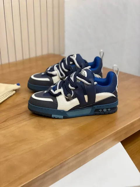 Louis Vuitton LV Trainer Navy White