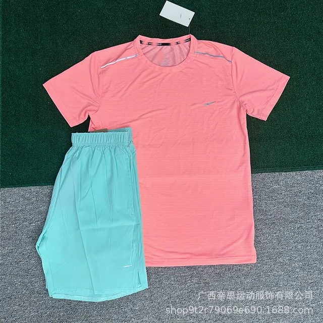 水晶条橙+短裤绿