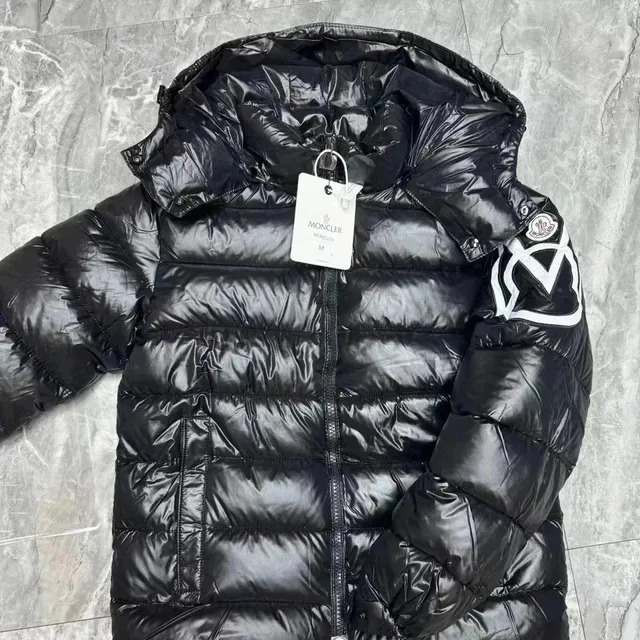 Moncler Down Jacket Logo Sleeve