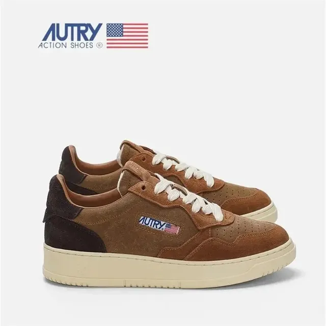 Autry Medalist Low Suede Panel