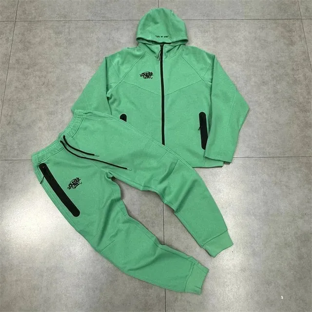 Nike × Broken Planet Tech Fleece Hoodie and Joggers Mint Green with Black Accents