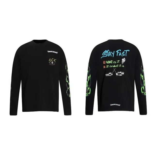 Chrome Hearts Long Sleeve Tee Slay Fast Graphic