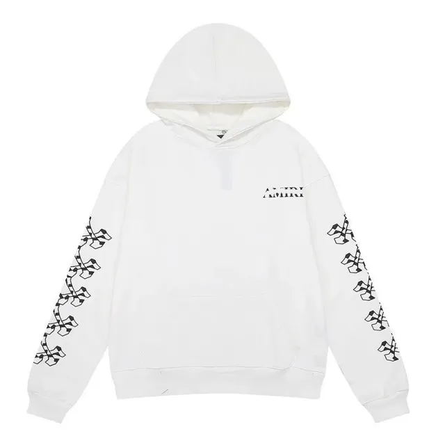 Amiri Hoodie Cross Logo Sleeve