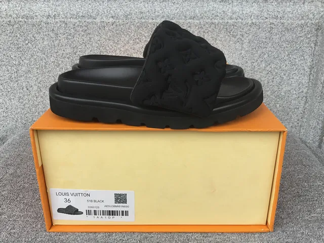 Louis Vuitton LV Slide Monogram Embossed