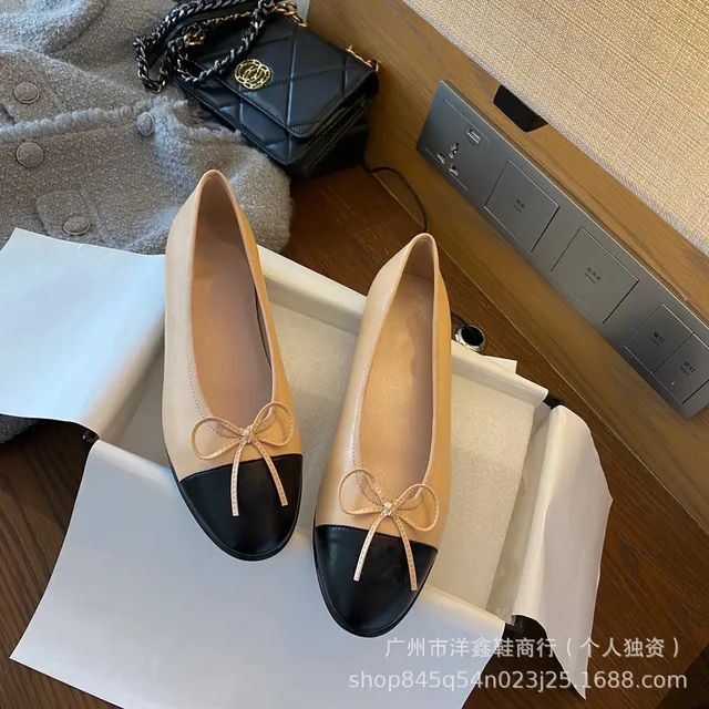 Chanel Bow Loafer Two-Tone