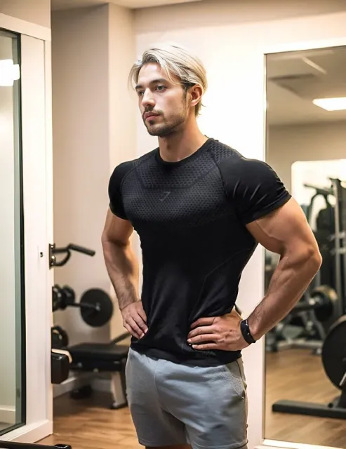 Lululemon Athletic T-Shirt Mesh Panel