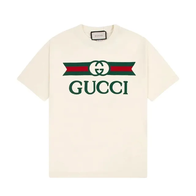 Gucci T-Shirt Web Stripe Logo