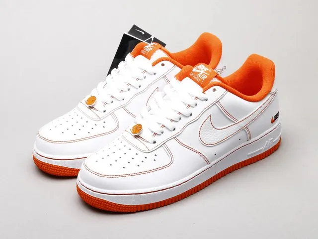 Nike Air Force 1 Low Orange Swoosh