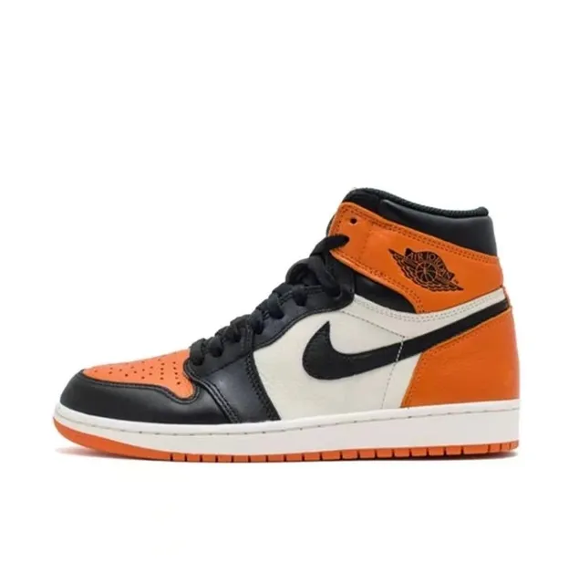 AJ1黑扣碎高帮