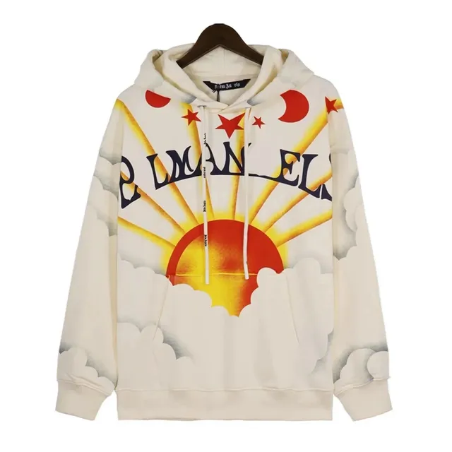 Palm Angels Hoodie Sunrise Print