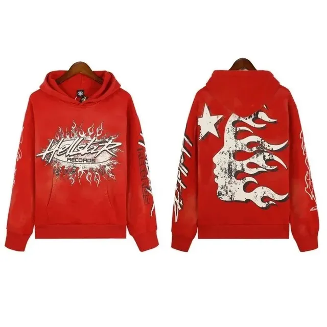 Hellstar Hoodie Flame Print