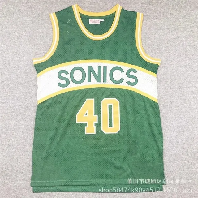 Mitchell & Ness × NBA Seattle SuperSonics Jersey Throwback Mesh