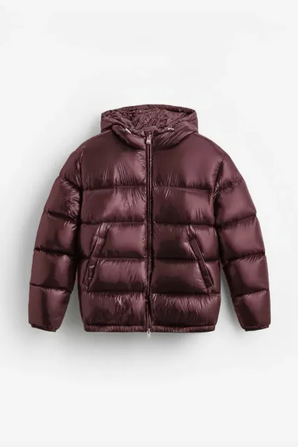 Moncler Puffer Jacket Metallic Quilted