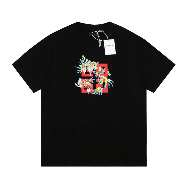 Givenchy Logo T-Shirt Floral 4G Print