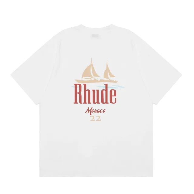 Rhude Sailboat Graphic Tee Monaco 22