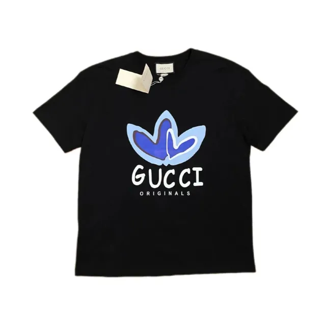 Gucci T-Shirt Adidas Logo Print