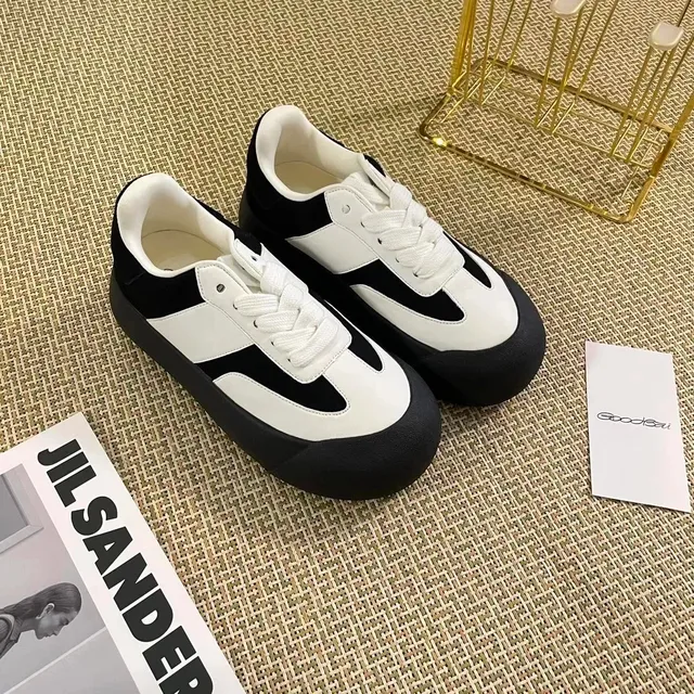 Jil Sander Low Sneaker Contrast Panel