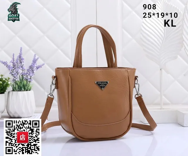 Prada Top-Handle Bag Smooth Leather