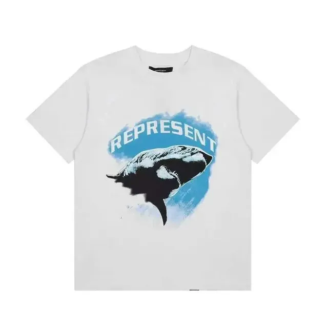 Represent Graphic Tee Orca Whale Print