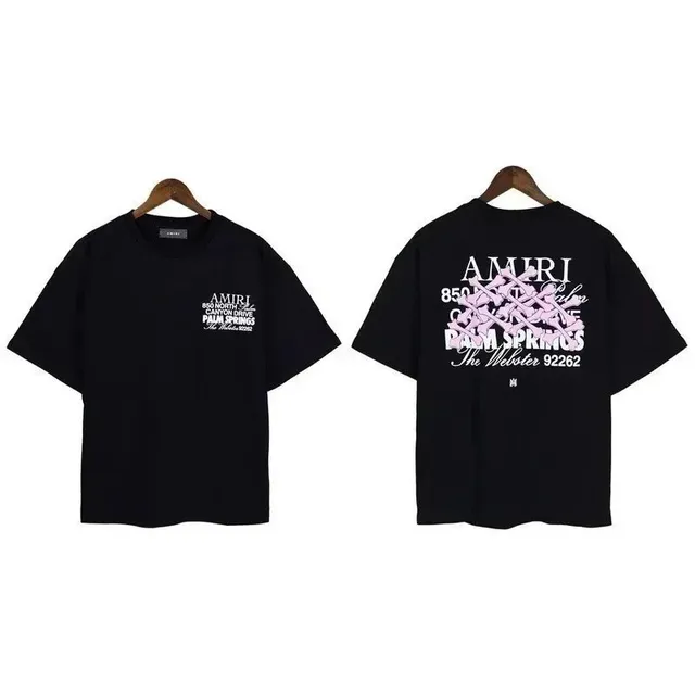 Amiri Graphic Tee Palm Springs Print