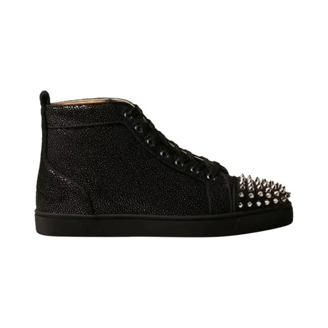 Strass High Spikes Black