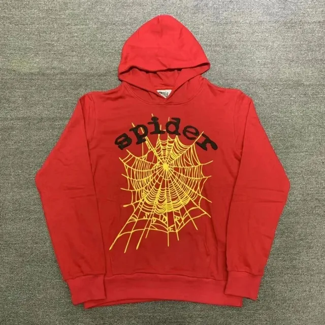 Sp5der Hoodie Spider Web Print