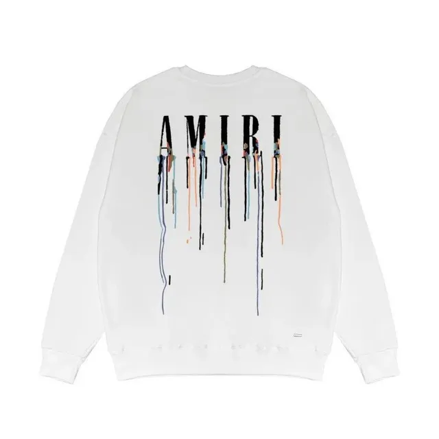Amiri Crewneck Sweatshirt Dripping Logo Print