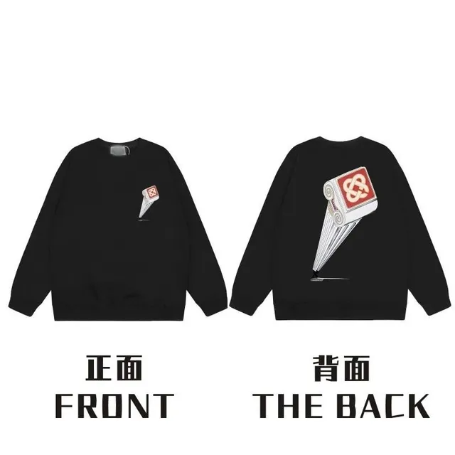 Off-White Crewneck Sweatshirt Mahjong Tile Print