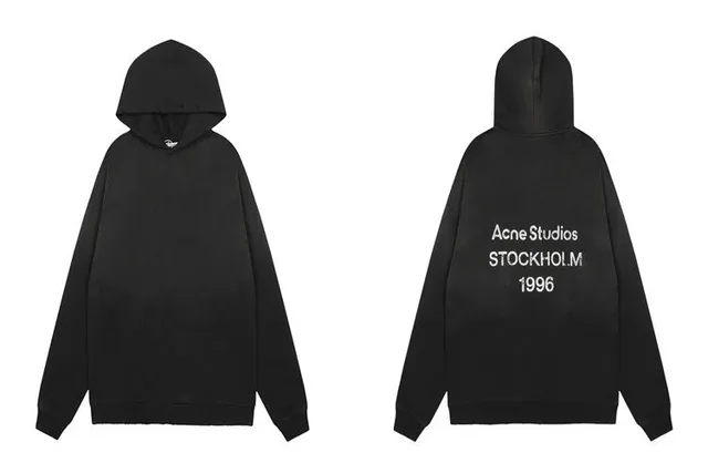 Acne Studios Hoodie Stockholm 1996 Print