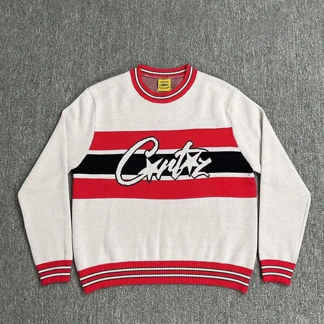 Knit Sweater Corteiz Logo Stripe