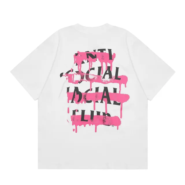 Anti Social Social Club Graphic Tee Dripping Paint Logo