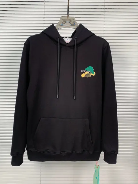 Off-White Hoodie Paint Splatter Logo