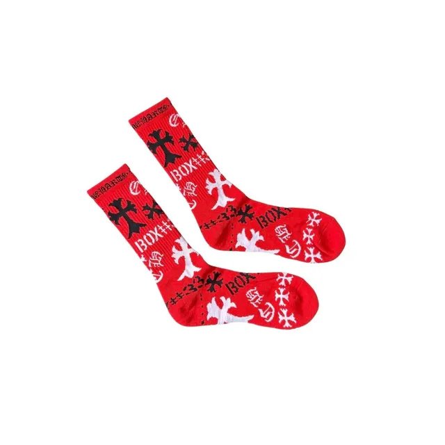 Chrome Hearts Socks Cross Logo Print