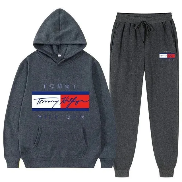 Tommy Hilfiger Hoodie and Joggers Set Signature Logo