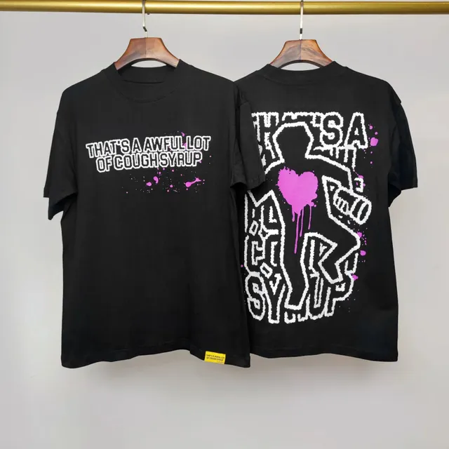 Graphic Tee Cough Syrup Print