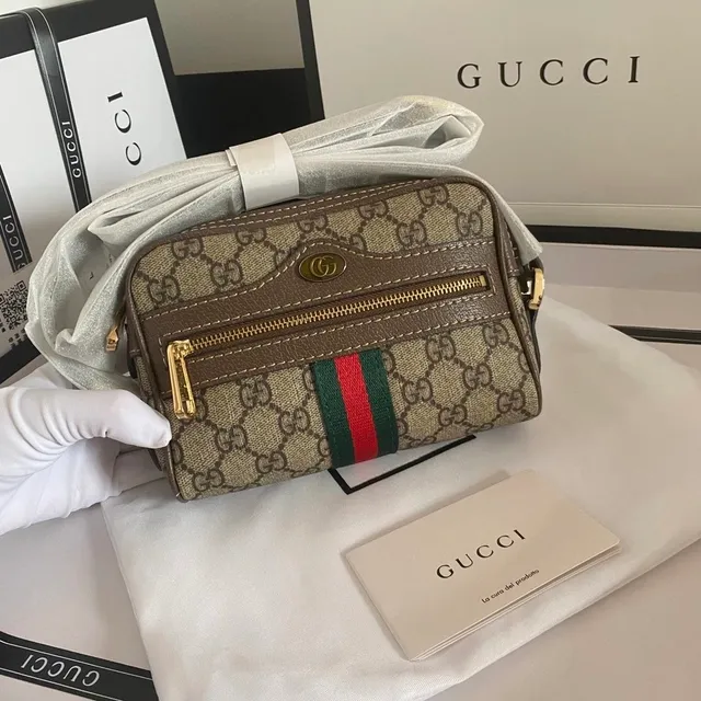 Gucci GG Marmont Mini Bag Web Stripe
